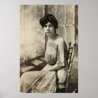 Portrait of Alice Paul Poster