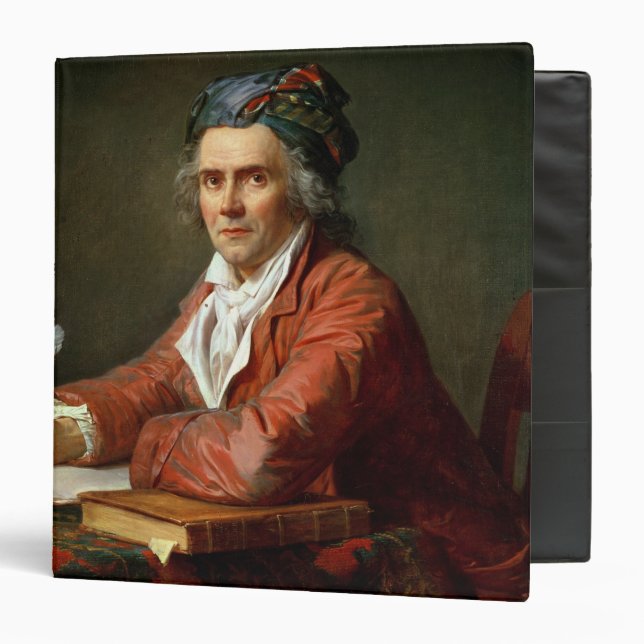 Portrait of Alphonse Leroy, 1783 Binder (Front/Inside)