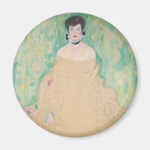 Portrait of Amalie Zuckerkandl by Gustav Klimt Magnet