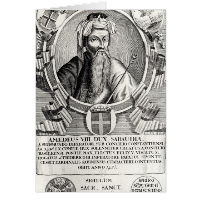 Portrait of Amedee VIII Le Pacifique (Front)
