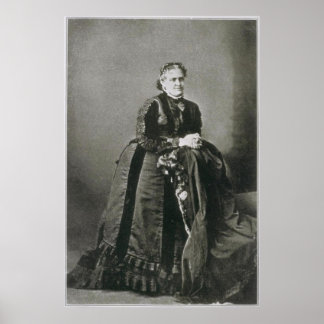 Portrait of American Writer Helen Hunt Jackson Poster