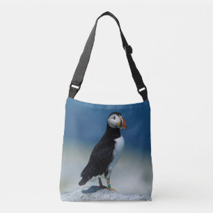 Portrait of an Atlantic Puffin Crossbody Bag