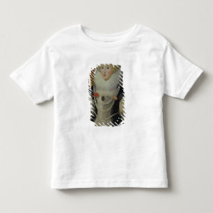 Portrait of an Elizabethan Lady with a Parrot Toddler T-shirt