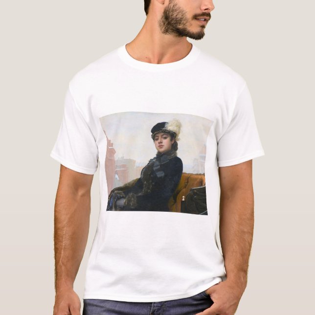 Portrait of an Unknown Woman, Ivan Kramskoi T-Shirt (Front)