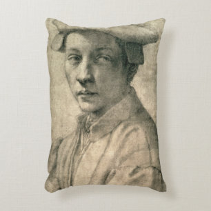 Portrait of Andrea Quaratesi, c.1532 Decorative Pillow