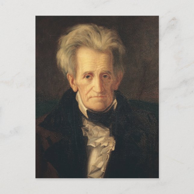 Portrait of Andrew Jackson Postcard (Front)