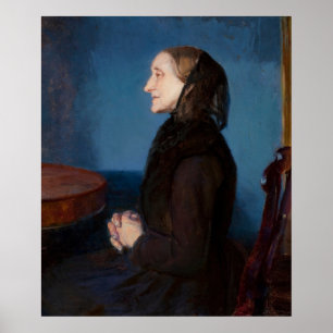 Portrait of Ane Hedvig Brøndum Poster