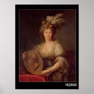 Portrait of Anne Biron Princess of Courland Poster