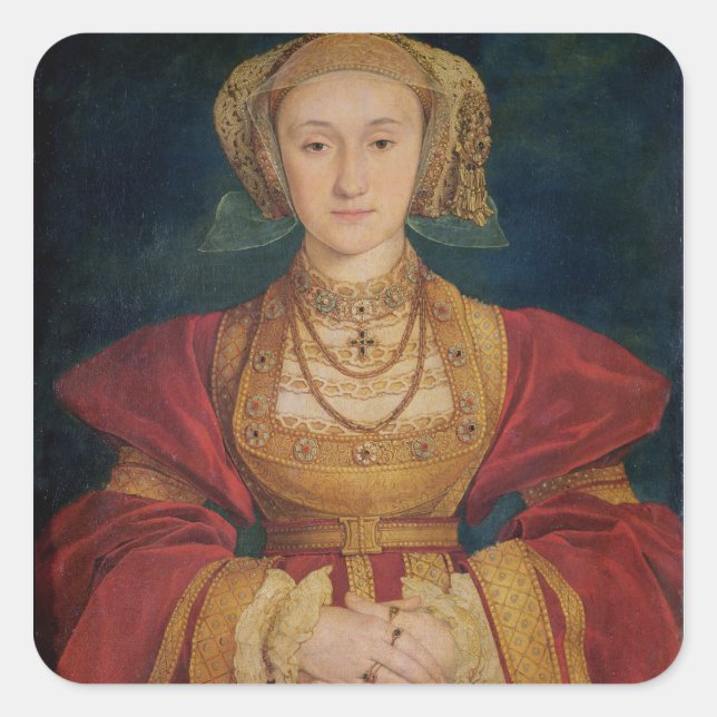 Portrait of Anne of Cleves  1539 Square Sticker (Front)