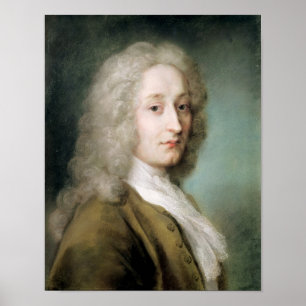 Portrait of Antoine Watteau Poster
