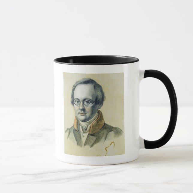 Portrait of Anton A. Delvig, 1830 Mug (Right)