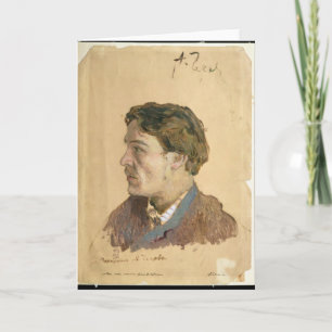 Portrait of Anton Chekhov Card