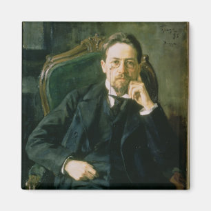 Portrait of Anton Pavlovich Chekhov, 1898 Magnet