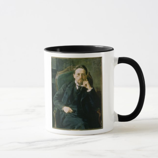 Portrait of Anton Pavlovich Chekhov, 1898 Mug (Right)
