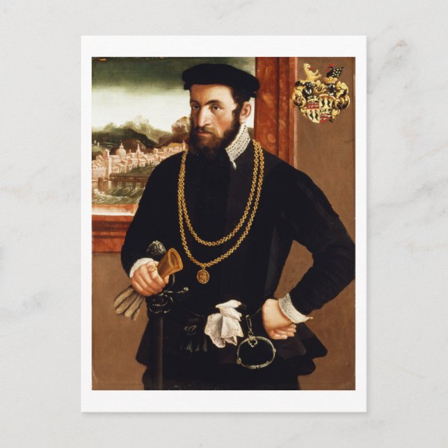 Portrait of Anton Rummel von Liechtenan Postcard (Front)