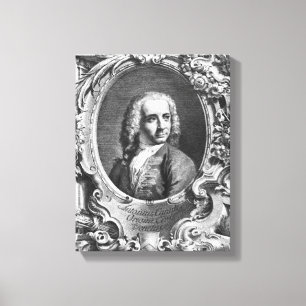 Portrait of Antonio Canaletto Canvas Print