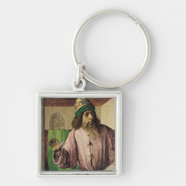Portrait of Aristotle , c.1475 Keychain (Front)