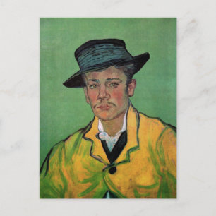 Portrait of Armand Roulin, Van Gogh Fine Art Postcard