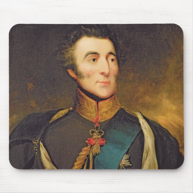 Portrait of Arthur Wellesley Mouse Pad (Front)
