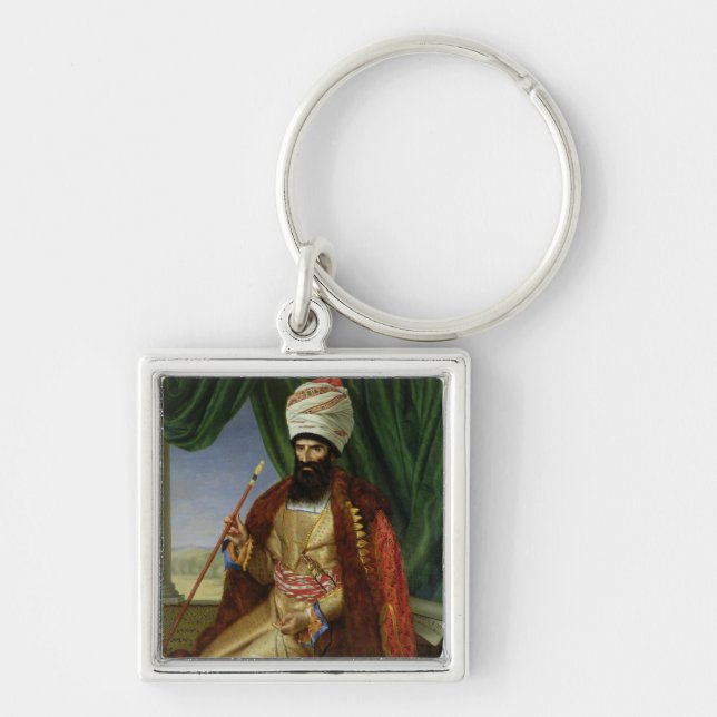 Portrait of Asker-Khan, Ambassador of Persia Keychain (Front)