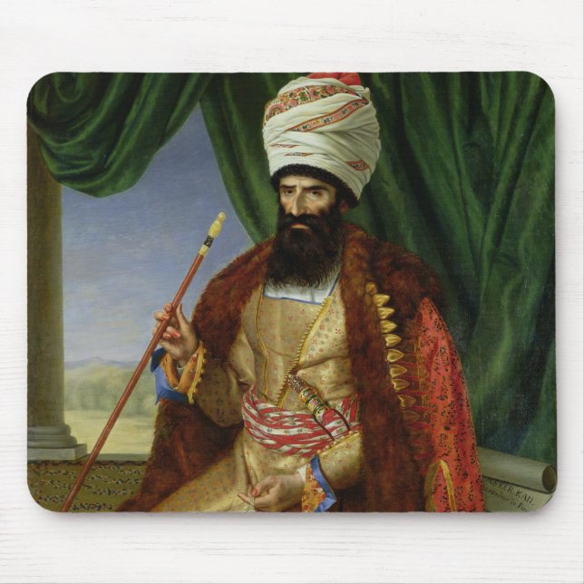 Portrait of Asker-Khan, Ambassador of Persia Mouse Pad (Front)