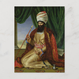 Portrait of Asker-Khan, Ambassador of Persia Postcard