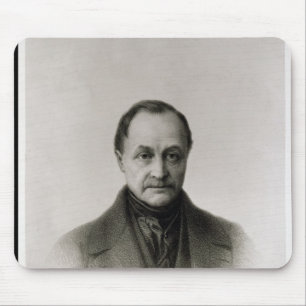 Portrait of Auguste Comte , French philosopher Mouse Pad