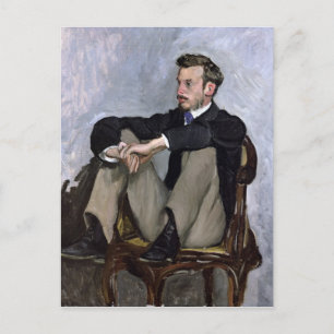 Portrait of Auguste Renoir , 1867 Postcard