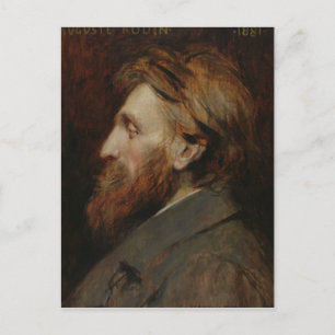 Portrait of Auguste Rodin 1881 Postcard