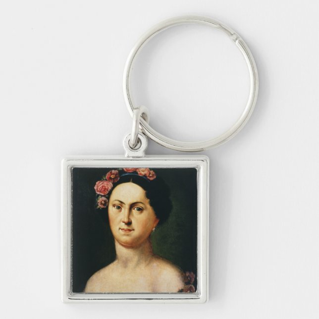 Portrait of Avdotia Istomina, 1830s Keychain (Front)