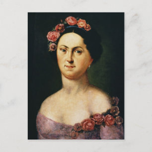 Portrait of Avdotia Istomina, 1830s Postcard