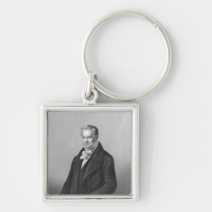 Portrait of Baron Alexander von Humboldt Keychain