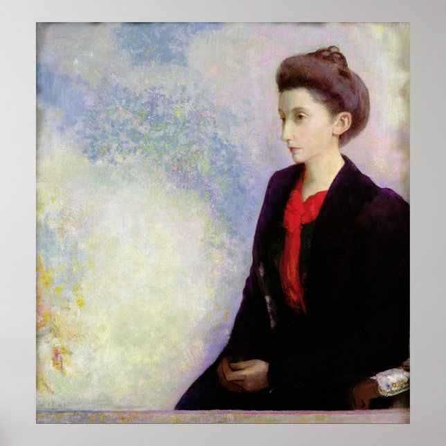 Portrait of Baroness Robert de Domecy, 1900 Poster (Front)