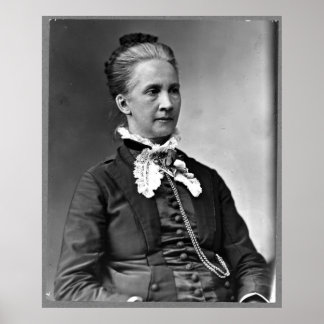 Portrait of Belva Ann Bennett Lockwood Poster