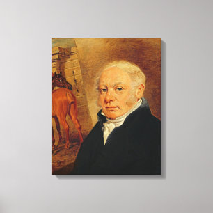 Portrait of Ben Marshall (1767-1835) (oil on canva Canvas Print