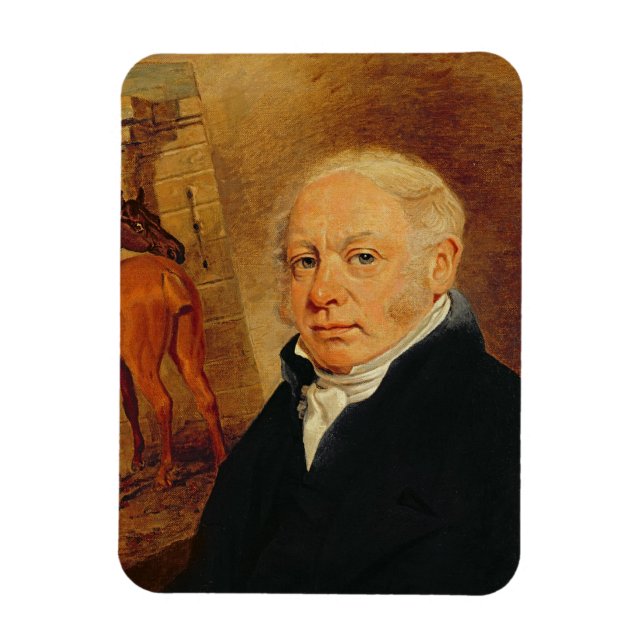 Portrait of Ben Marshall (1767-1835) (oil on canva Magnet (Vertical)