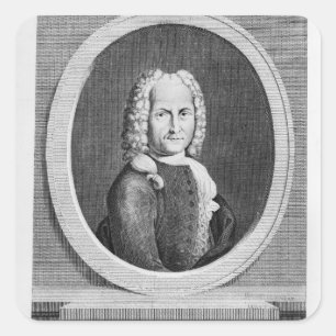 Portrait of Benedetto Marcello Square Sticker