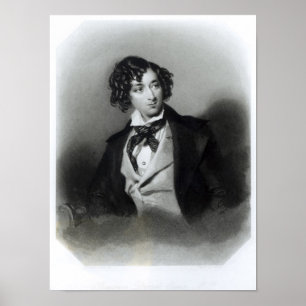 Portrait of Benjamin Disraeli Esquire M.P. Poster