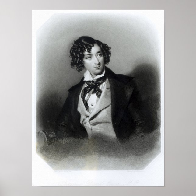 Portrait of Benjamin Disraeli Esquire  M.P. Poster (Front)