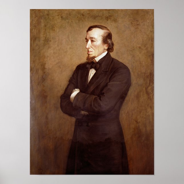 Portrait of Benjamin Disraeli Poster (Front)