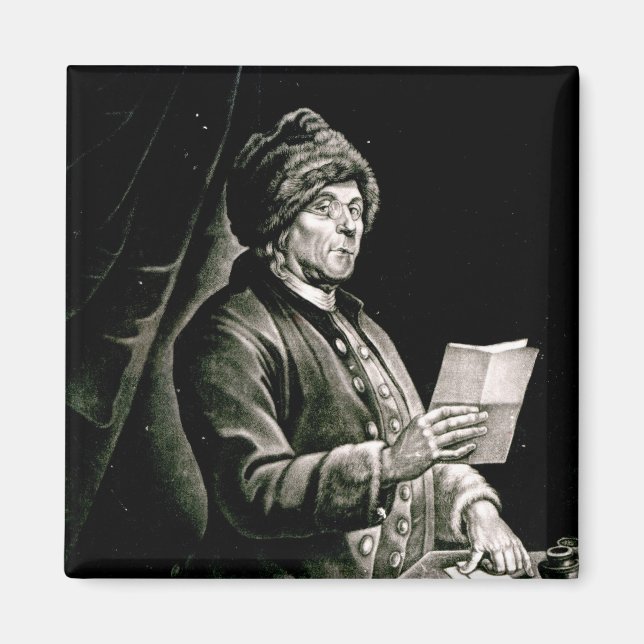 Portrait of Benjamin Franklin, 1777 Magnet (Front)