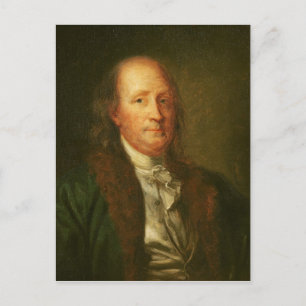 Portrait of Benjamin Franklin Postcard