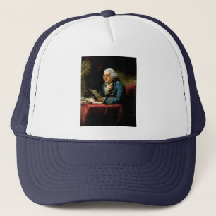 Portrait of Benjamin Franklin Trucker Hat