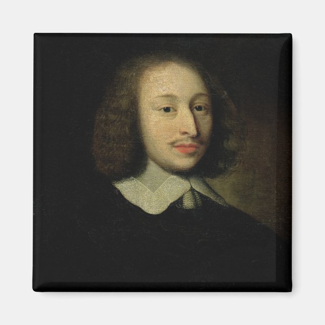 Portrait of Blaise Pascal Magnet (Front)