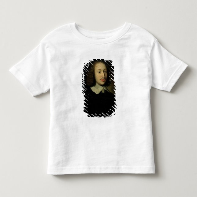 Portrait of Blaise Pascal Toddler T-shirt (Front)