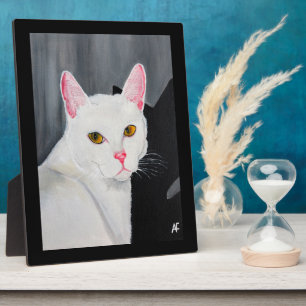 Portrait of Blanca Painting by Alfred Fox Plaque