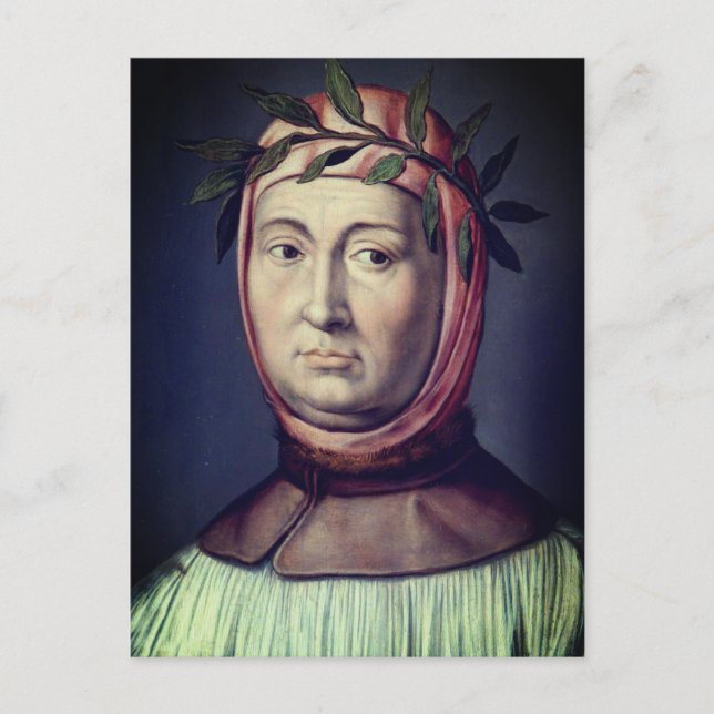 Portrait of Boccaccio Postcard (Front)