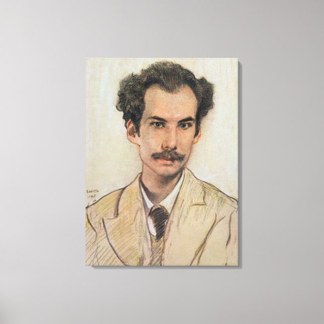 Portrait of Boris Nikolayevich Bugaev (1880-1934) Canvas Print (Front)