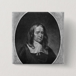 Portrait of Bruno Ryves 2 Inch Square Button