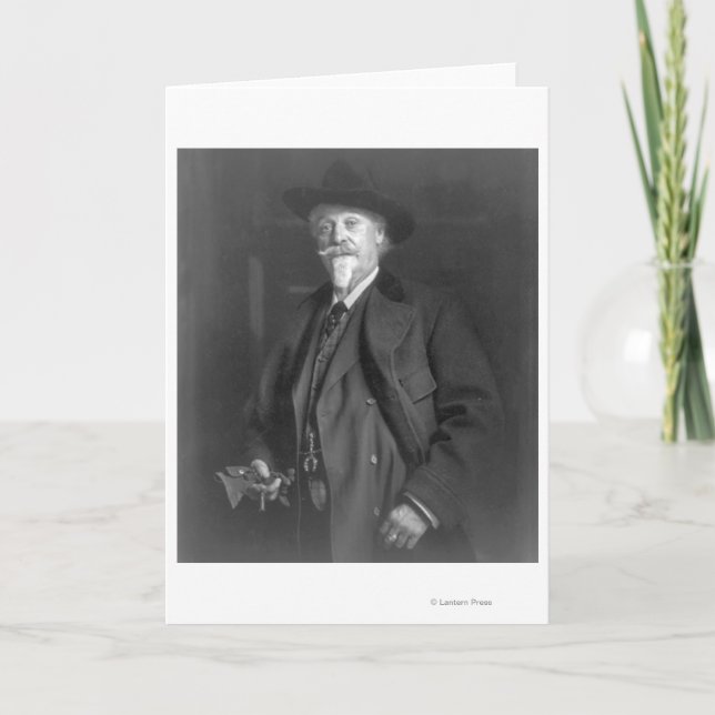 Portrait of "Buffalo Bill" Cody Card (Front)
